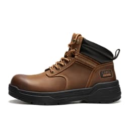 GOLDEN CAMEL Hard-core Hiking Boots Fashion Comfortable Thick-soled Non-slip Genuine Leather Retro Hiking Shoes for Men Winter