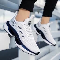 Men's Casual Flat Running Shoes Women's Plus Size Sports Shoes Couple Training Shoes Autumn New Styles Stunning Tennis Fitness