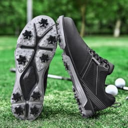 LiXingMing Golf Shoes Men X6 White Light Water proof Anti-slip studs Golf Sport Shoes Outdoor Training Golf Coach Sneakers40-47#