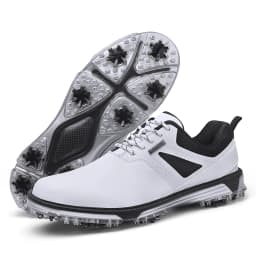 LiXingMing Golf Shoes Men X6 White Light Water proof Anti-slip studs Golf Sport Shoes Outdoor Training Golf Coach Sneakers40-47#