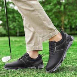 LiXingMing Golf Shoes Men X6 White Light Water proof Anti-slip studs Golf Sport Shoes Outdoor Training Golf Coach Sneakers40-47#