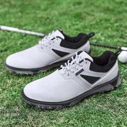 LiXingMing Golf Shoes Men X6 White Light Water proof Anti-slip studs Golf Sport Shoes Outdoor Training Golf Coach Sneakers40-47#