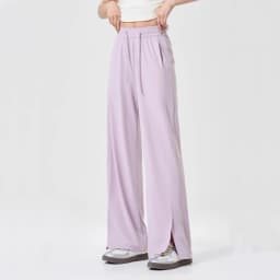 VITALINOVO UPF 50+ Wide Leg Travel Hiking Pants for Women Lightweight Quick-Dry Business Casual Pants for Work Lounge Beach Pant