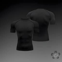 Anime Summer Short Sleeve T-Shirt Men Compression Shirt New Running Sports Quick Dry Gym Jogging Shirts Rashguard Jiu Jitsu Tops