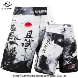 MMA Shorts Kickboxing Short Men's Fight Shorts Mixed Martial Arts BJJ Jiu Jitsu Muay Thai Pants Grappling Boxing Training Trunks