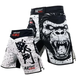 MMA Shorts Kickboxing Short Men's Fight Shorts Mixed Martial Arts BJJ Jiu Jitsu Muay Thai Pants Grappling Boxing Training Trunks