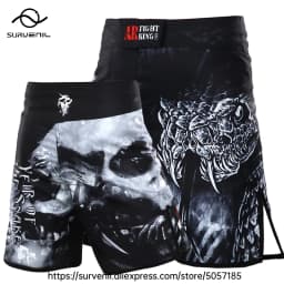 MMA Shorts Kickboxing Short Men's Fight Shorts Mixed Martial Arts BJJ Jiu Jitsu Muay Thai Pants Grappling Boxing Training Trunks