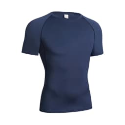 Men's Compression Long Sleeve Shirt Black Fitness T-shirt Male Running Quick Drying Gym Top Sun Protection Sports Base Layer