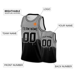 Custom Basketball Jersey Black Green Personalized Printed Team Name Number Hip Hop Sports Shirt for Men Women Youth Kids