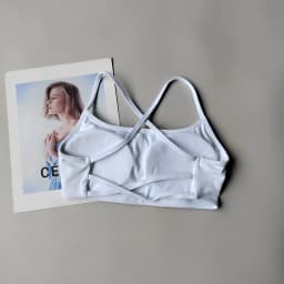 Beauty Back Sports Bra Women Seamless Halter Top High Support Push-up Open Back Gym Wear Fitness Yoga Workout Underwear Top
