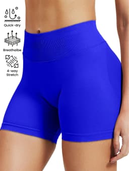 High stretch hip lifting fitness yoga shorts with peach hips and no awkward lines, Pilates medium intensity training shorts