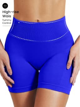 High stretch hip lifting fitness yoga shorts with peach hips and no awkward lines, Pilates medium intensity training shorts