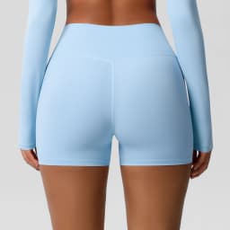 Woman's Yoga Fitness Shorts Push Up Running Cycling Peach Butt Yoga Pants Sports High Waist Quick Drying Legging Gym Shorts