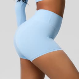 Woman's Yoga Fitness Shorts Push Up Running Cycling Peach Butt Yoga Pants Sports High Waist Quick Drying Legging Gym Shorts
