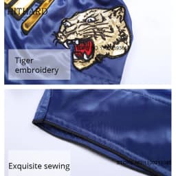 Tiger Muay Thai Shorts Satin Kick Boxing Shorts Mens Women Kids Gym Martial Arts MMA Training Clothes BJJ Fight Kickboxing Pants