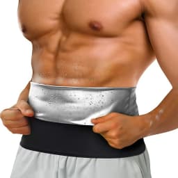 1Pcs Waist Cincher Sauna Sweat Belt for Men, Neoprene-Free Waist Trimmer, Slimming Workout Body Shaper Belly Wrap