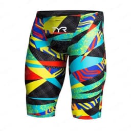 New Summer Men's Jammer Swimsuit Swim Shorts Quick Dry Swimming Trunks Swim Training Beach Tight Pants Jammers Surfing Trunks