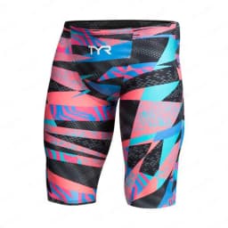 New Summer Men's Jammer Swimsuit Swim Shorts Quick Dry Swimming Trunks Swim Training Beach Tight Pants Jammers Surfing Trunks