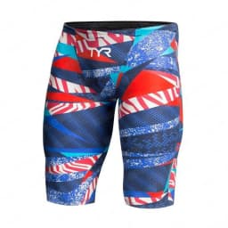 New Summer Men's Jammer Swimsuit Swim Shorts Quick Dry Swimming Trunks Swim Training Beach Tight Pants Jammers Surfing Trunks