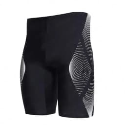 New Summer Men's Jammer Swimsuit Swim Shorts Quick Dry Swimming Trunks Swim Training Beach Tight Pants Jammers Surfing Trunks