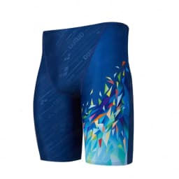 New Summer Men's Jammer Swimsuit Swim Shorts Quick Dry Swimming Trunks Swim Training Beach Tight Pants Jammers Surfing Trunks