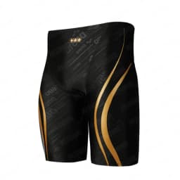 New Summer Men's Jammer Swimsuit Swim Shorts Quick Dry Swimming Trunks Swim Training Beach Tight Pants Jammers Surfing Trunks