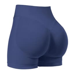 4.5''Shorts Seamless Low Ribbed Waistband Gym Shorts Scrunch Bum Yoga Shorts Booty High Stretch Running Bike Shorts