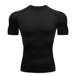 Tight Men Sport T-shirt Quick Dry Bodybuilding Running Shirt Short Sleeve Compression Top Gym T Shirt Men Fitness Rashgard