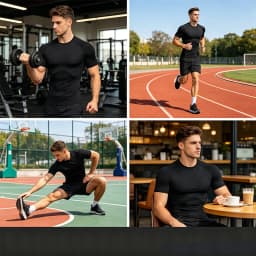 Tight Men Sport T-shirt Quick Dry Bodybuilding Running Shirt Short Sleeve Compression Top Gym T Shirt Men Fitness Rashgard