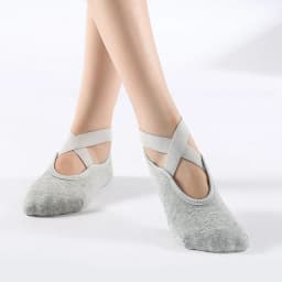 Women High Quality Breathable Yoga Socks Silicone Non-Slip Bandage Pilates Sock Ladies Ballet Dance Fitness Workout Cotton Socks