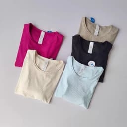 Women Seamless Yoga T-Shirt Ribbed Sports Shirt Breathable Gym Tops Sport Blouse Shirt Short Sleeve Running T-Shirt Yoga Shirts