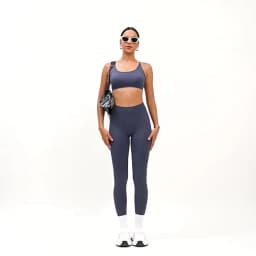 Seamless Fitness Leggings Women Sport High Waist Elastic Ribbed Yoga Leggings Gym Jogging Quick Dry Push Up Slim Pants Female
