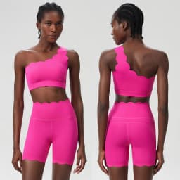 Women Summer Short Sportswear Solid Color Two Pieces Fitness Yoga Set Breathable Quick Dry Running Suit Female Workout Clothes