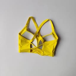 Women's Solid Color Yoga Underwear Fitness Bra Soft Cross Back Push-Up Gym Sports Top with Chest Pad Yoga Vest Sport Crop Top