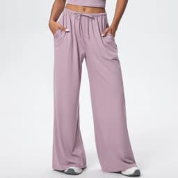 Breathable Solid Color Loose Yoga Pencil Pants Lifting Buttocks Sports Quick Drying Wide Leg Pants With Pockets Gym Yoga Pants