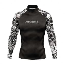 New Men's Rash Guards Swimsuit Long Sleeve Surf Swimming T-shirt Beach UV Protection Swimwear Lycra Skin Surfing Diving Clothing