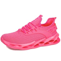 Hot Sale Summer Pink Casual Sneakers Women Men Blade Shoes Big Size 46 Light Breathable Running Shoes Men Mesh Sports Sneakers