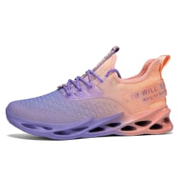 Hot Sale Summer Pink Casual Sneakers Women Men Blade Shoes Big Size 46 Light Breathable Running Shoes Men Mesh Sports Sneakers
