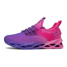 Hot Sale Summer Pink Casual Sneakers Women Men Blade Shoes Big Size 46 Light Breathable Running Shoes Men Mesh Sports Sneakers