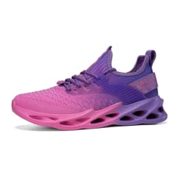 Hot Sale Summer Pink Casual Sneakers Women Men Blade Shoes Big Size 46 Light Breathable Running Shoes Men Mesh Sports Sneakers