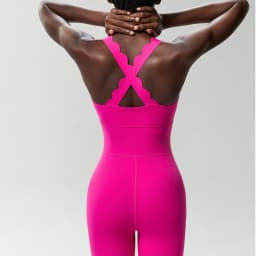 One Piece Gym Running Suit Women Stretch Soft Slim Fit Yoga Jumpsuit Breathable Super Stretch Workout Clothes Female Sportswear