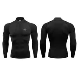 Men Compression Long Sleeve Sports Polo Shirts Running T-Shirts Trainning & Exercise Tshirt Gym Fitness Quick Drying Sportswear