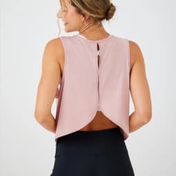 Women's Quick-Dry Sleeveless Cutout Back Sports Top & Tank - Yoga Cover-Up for Gym, Running & Training