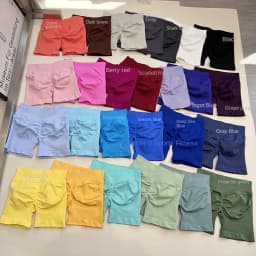 Quality Seamless Scrunch Push Up Gym Shorts Running Workout Shorts Female Yoga Leggings Women Hight Waist Sports Shorts
