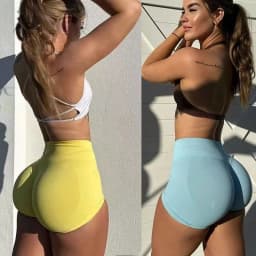 Quality Seamless Scrunch Push Up Gym Shorts Running Workout Shorts Female Yoga Leggings Women Hight Waist Sports Shorts