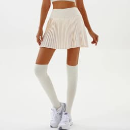 Sexy Fitness Yoga Shorts Dancing High Waist Women Tennis Pleated Skirt with Inner Lining High Waist Double Layer Design Sport