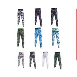 Men's Compression Pants Camouflage Sports Leggings Men Training Leggings Quick Dry Bottoms Jogging Sweatpants Running Pants