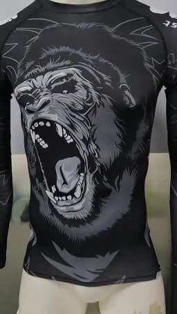 New Jiu Jitsu T-shirt For Kid MMA Shorts Bjj Rashguard Kids 4pcs/set Boy Boxe Kickboxing Mma Compression Clothing Children Suit
