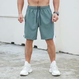 Summer Running Shorts Gym Fitness Workout Shorts Men Sport Short Pants Tennis Basketball Soccer Training Shorts Zip pocket