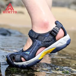 HUMTTO 2021 Summer Quick Dry Upstream Hiking Water Shoes for Men Outdoor Mens Beach Sandals Breathable Trekking Aqua Shoes Man